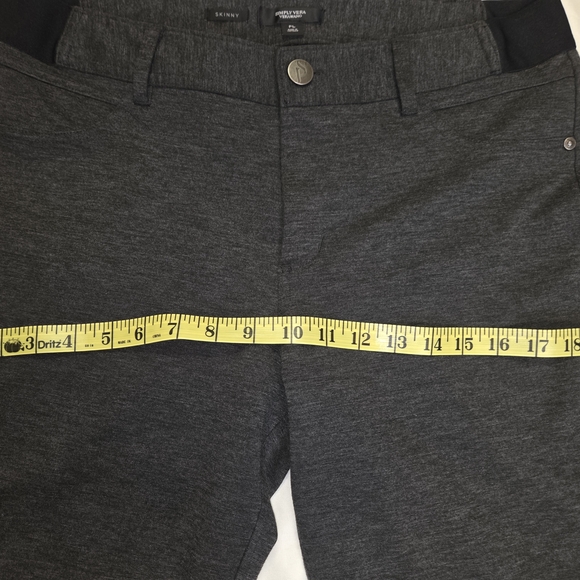 Simply Vera Vera Wang Gray Trousers - Picture 7 of 10